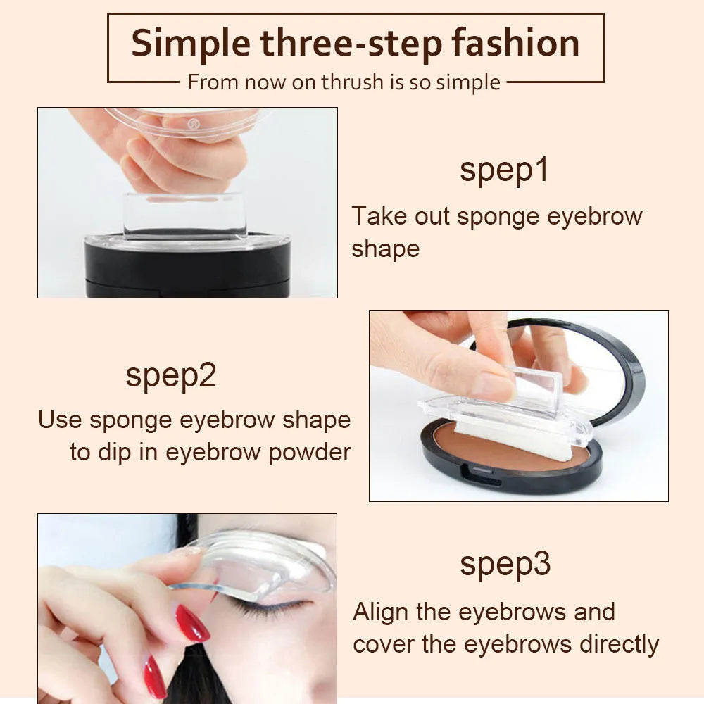 HISKIN Perfect 5sec Eye-Brow Stamp Kit