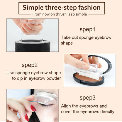 HISKIN Perfect 5sec Eye-Brow Stamp Kit
