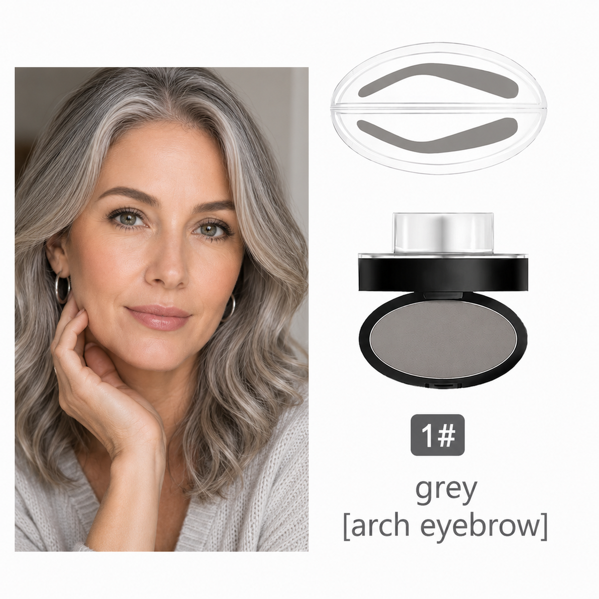 HISKIN Perfect 5sec Eye-Brow Stamp Kit