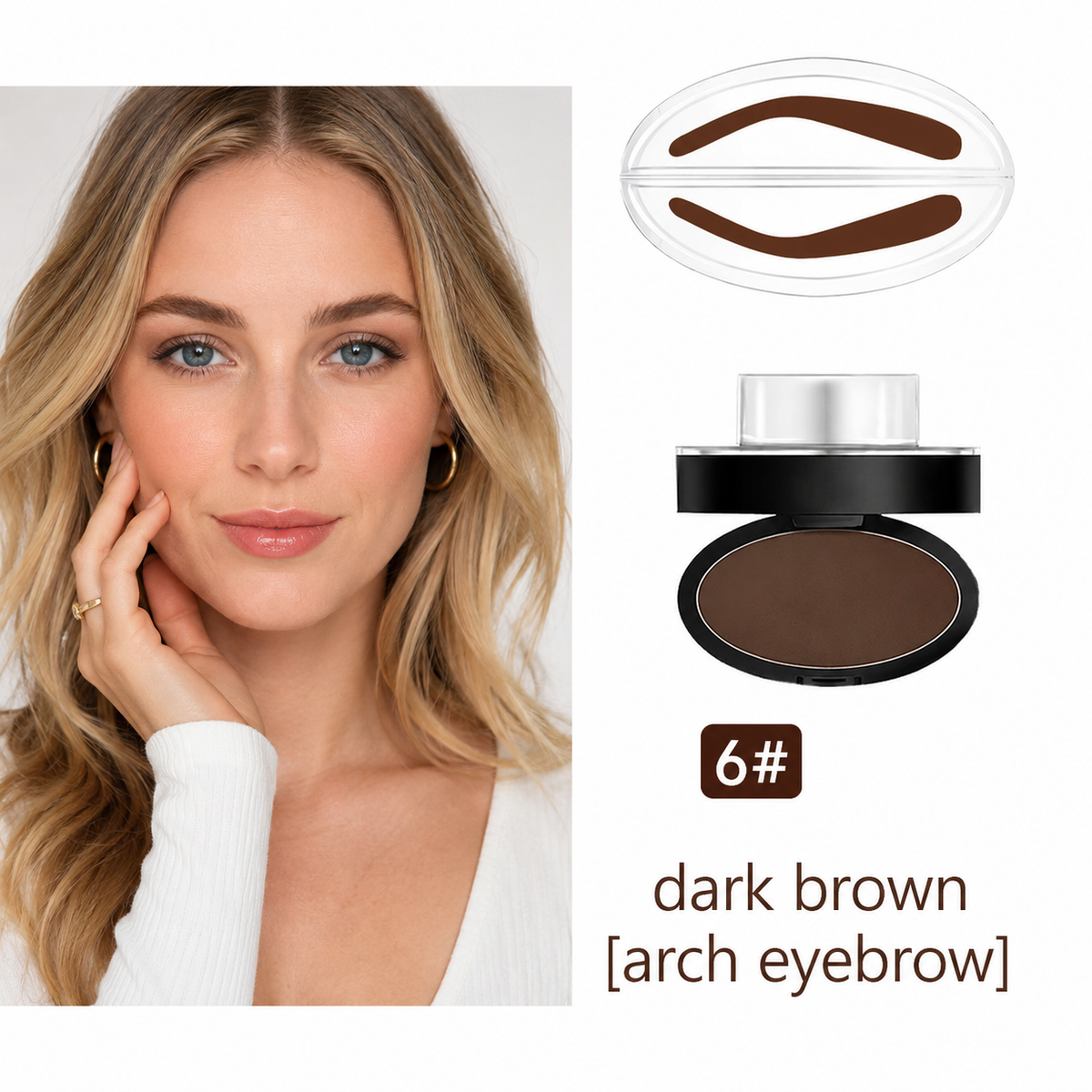 HISKIN Perfect 5sec Eye-Brow Stamp Kit