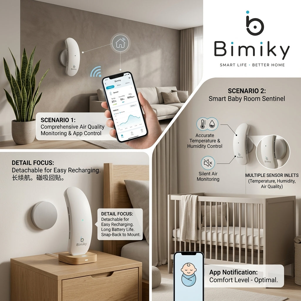 Bimiky™ WindowSense Climate Monitor