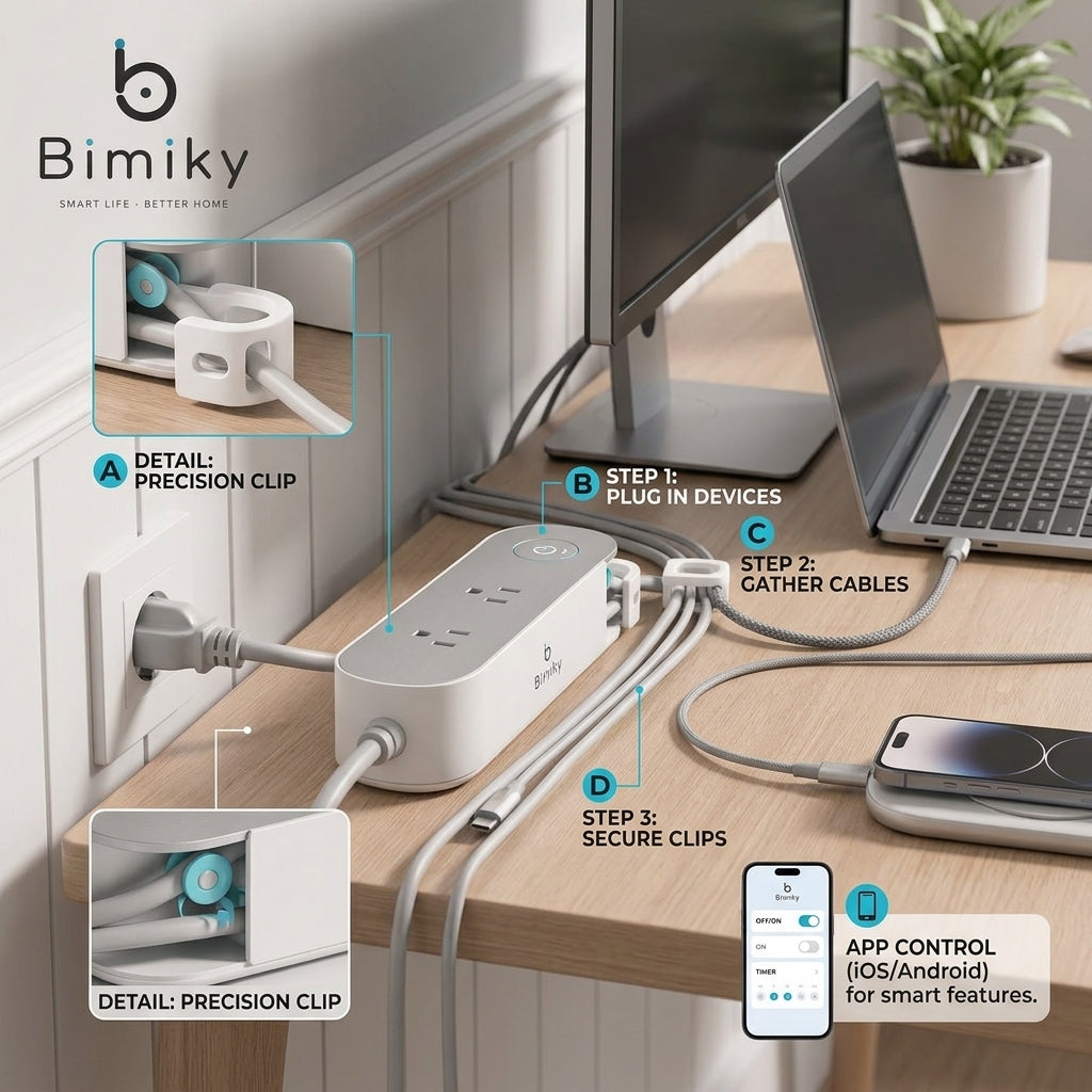 Bimiky™ HiddenLine Smart Outlet